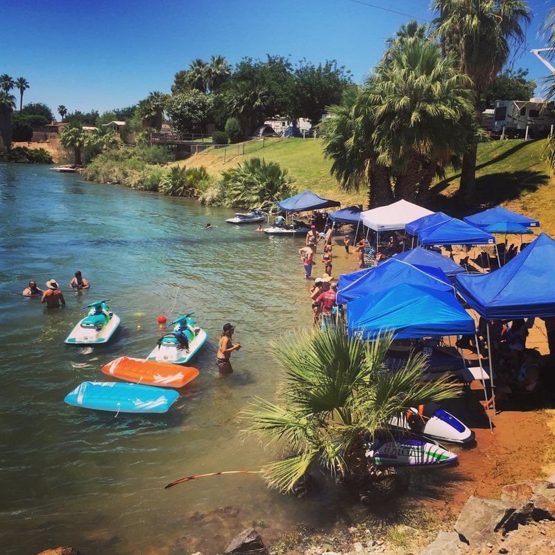 A summer weekend on the beach at The Cove